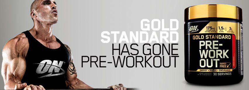 PRE-WORKOUT GOLD STANDARD ON